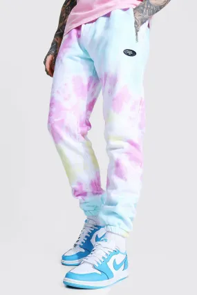 Regular Official Man Tie Dye Zip Joggers