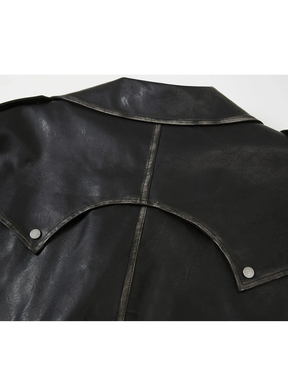 Retro Loose Leather Jacket