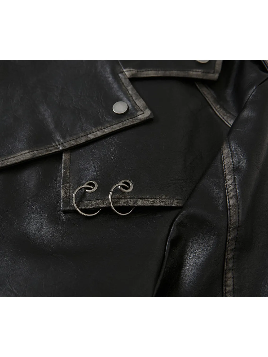 Retro Loose Leather Jacket