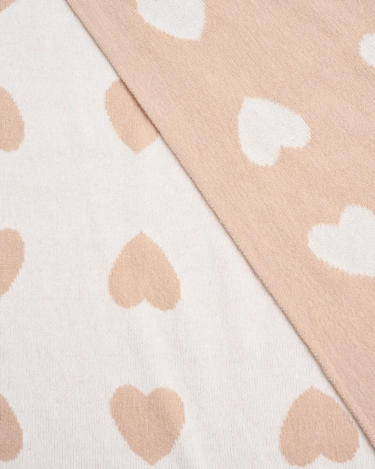 Reversible Heart Scarf