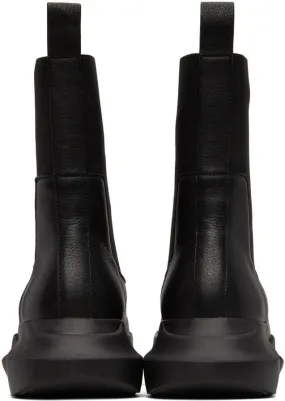 Rick Owens DRKSHDW Black Abstract High-Top Sneakers