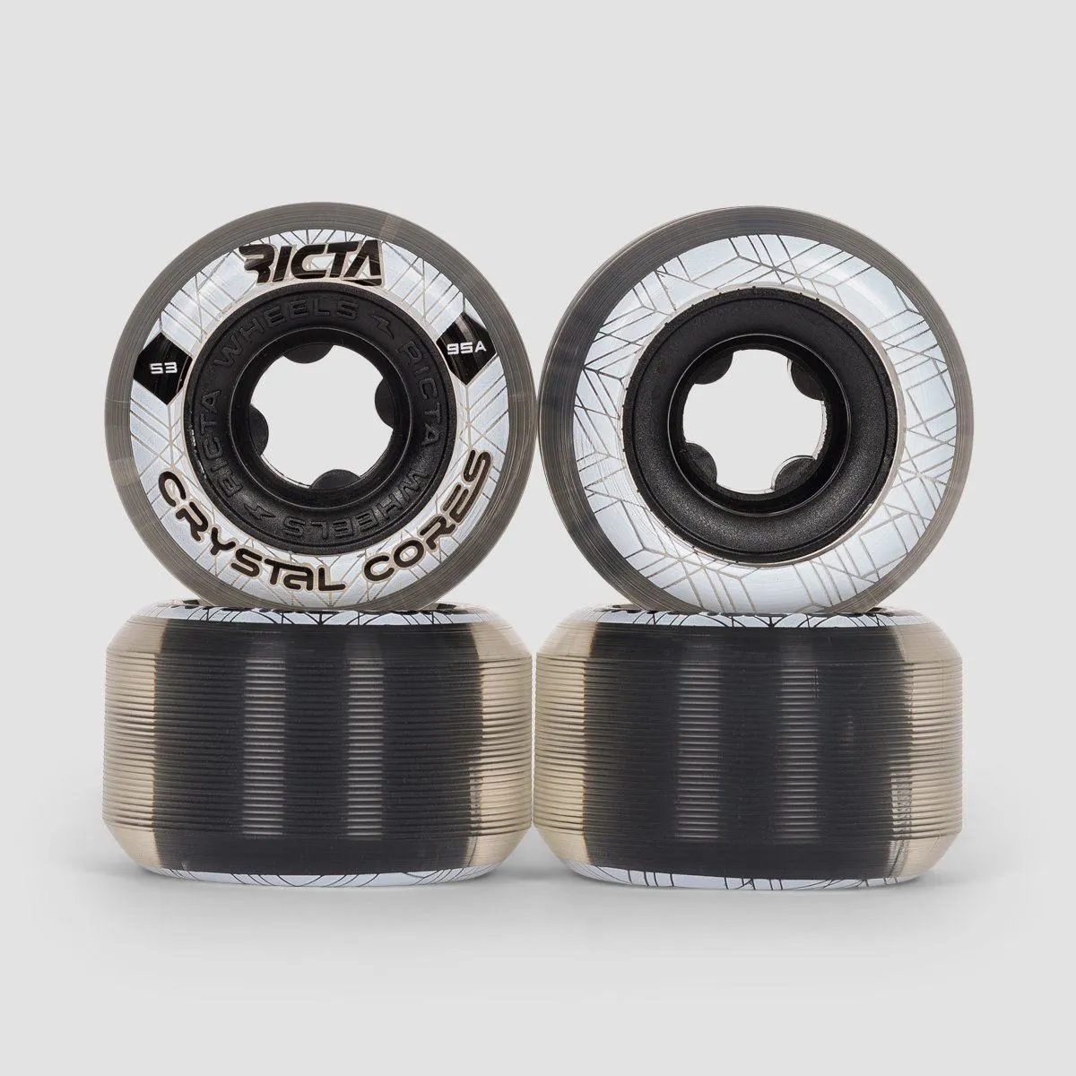 Ricta Crystal Cores 95a Skateboard Wheels 53mm