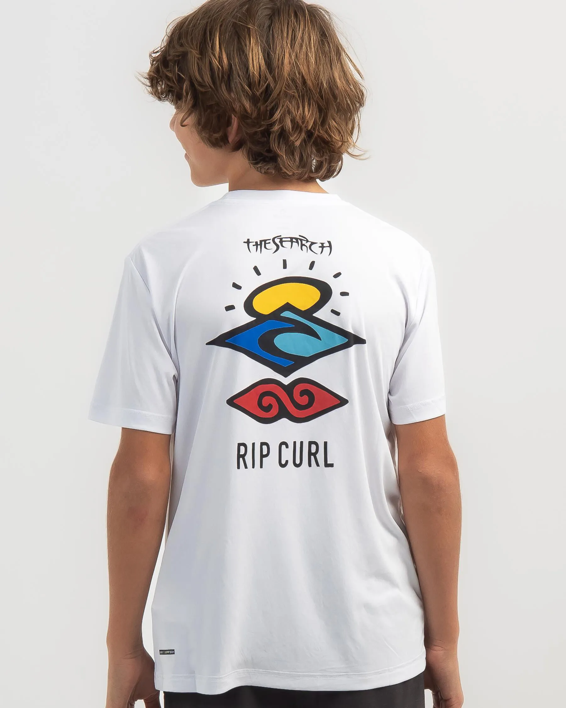 Rip Curl Boys' Icons Surflite Short Sleeve Rash Vest