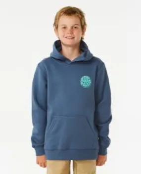 Rip Curl Wetsuit Icon Kids Hooded Fleece - Vintage Navy