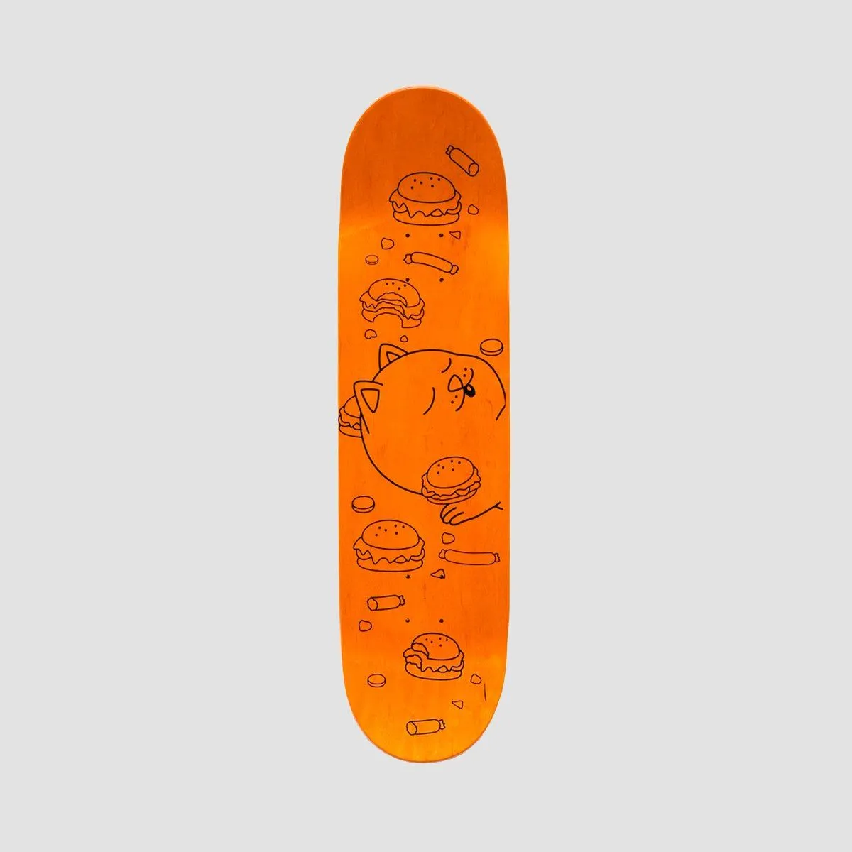 Ripndip Fat Hungry Baby Skateboard Deck Purple - 8