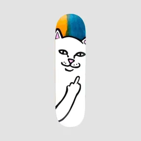 Ripndip Lord Nermal Skateboard Deck Orange/Aqua - 8.5