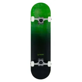 Rocket Complete Skateboard Double Dipped Black Green 8