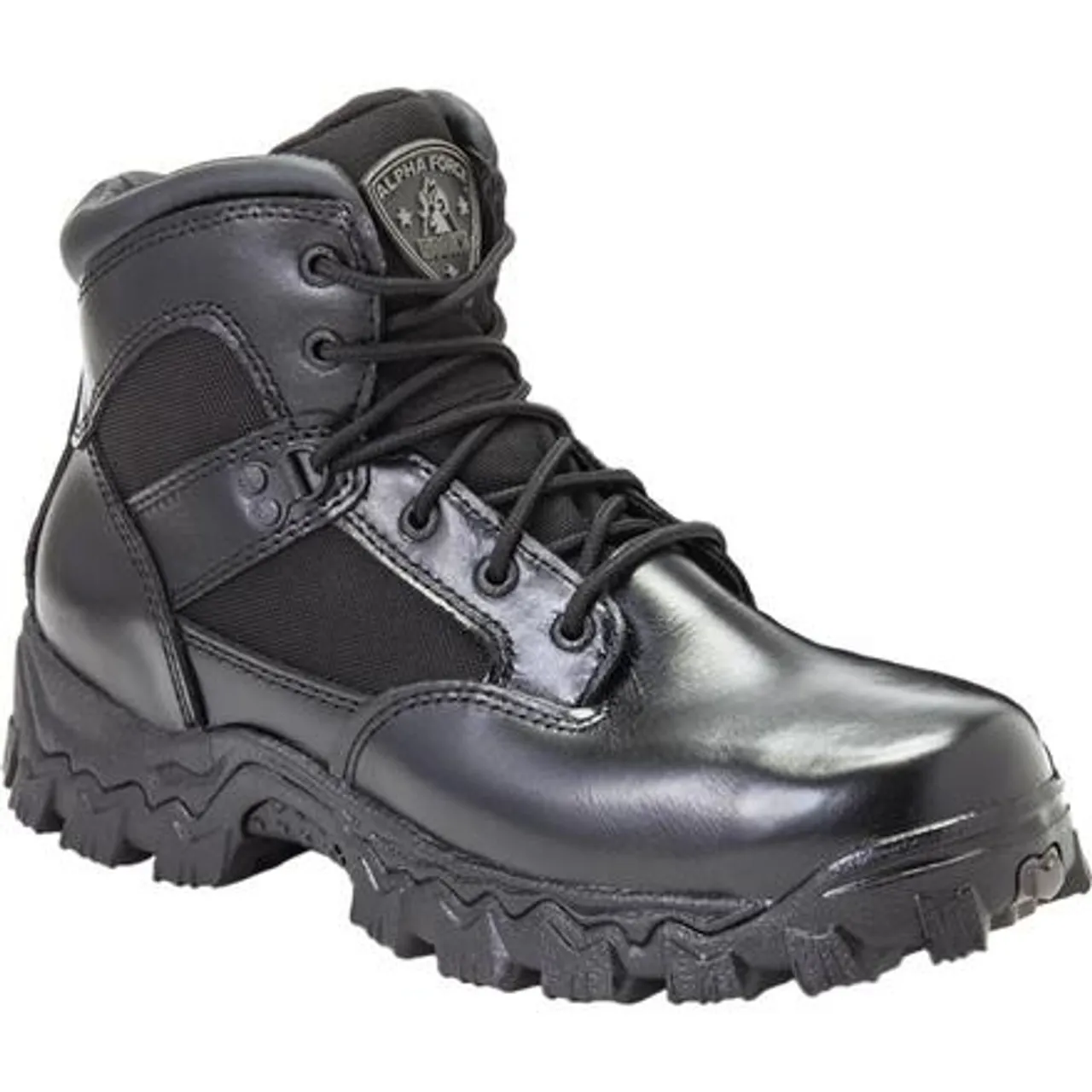 Rocky Mens Alpha Force Composite Toe Waterproof Public Service Boot FQ0006167 BLACK