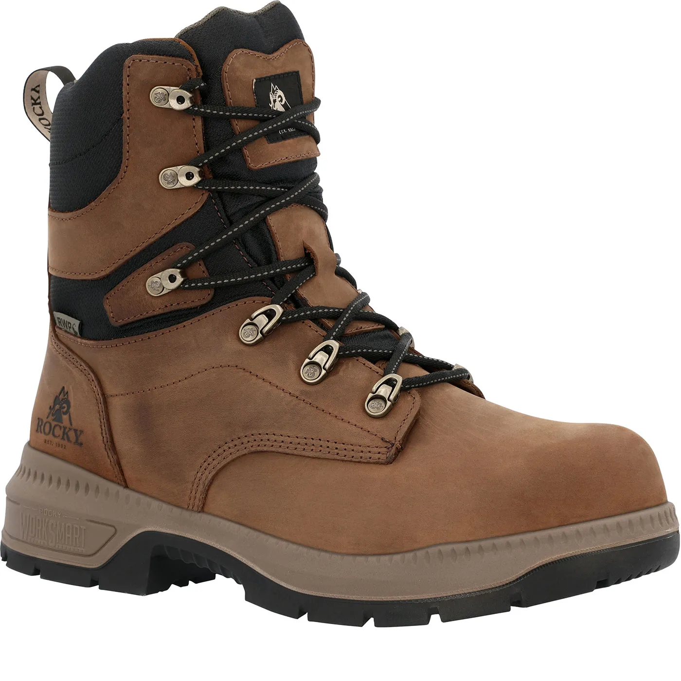 Rocky Worksmart 8” Comp Toe Internal MET Guard Work Boot