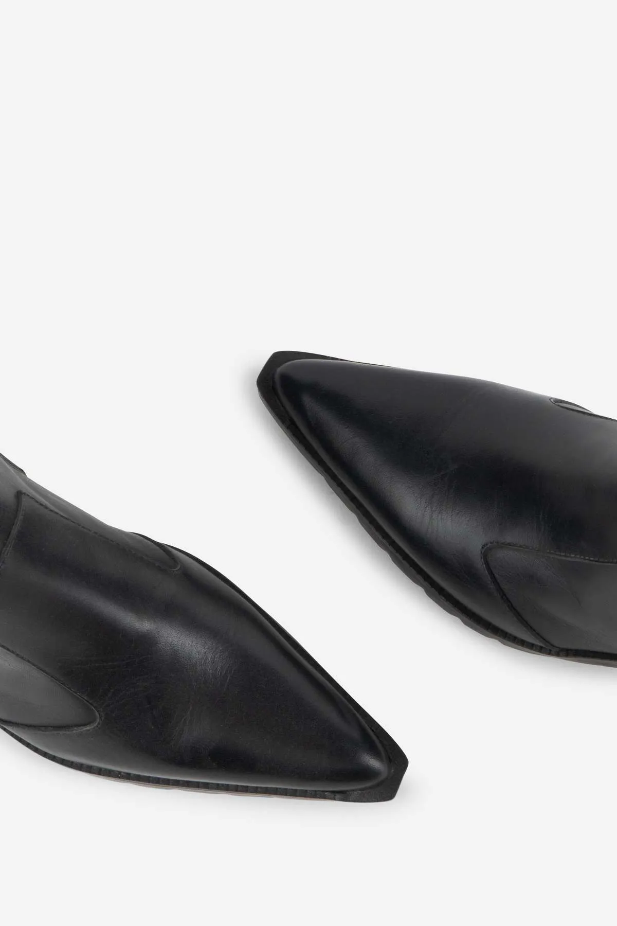 RODEO WESTERN ANKLE BOOT - Black