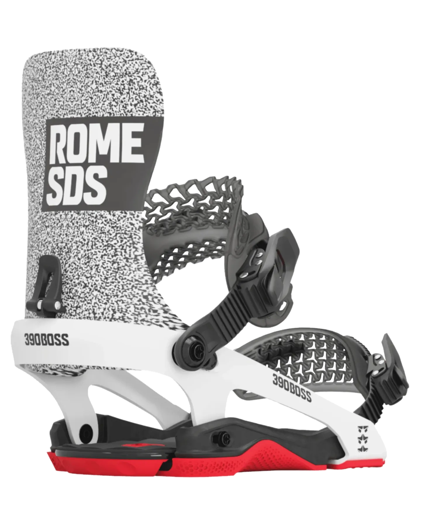 Rome 390 Boss Snowboard Bindings - Static - 2024 | Shop Snowboard Bindings at Trojan Wake Ski Snow & Snow Skiers Warehouse