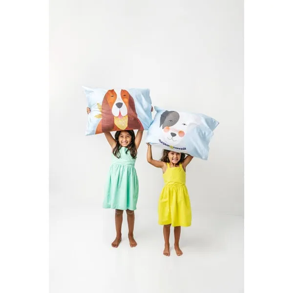 Rookie Humans 2-Pack Dog Standard Pillowcase Set