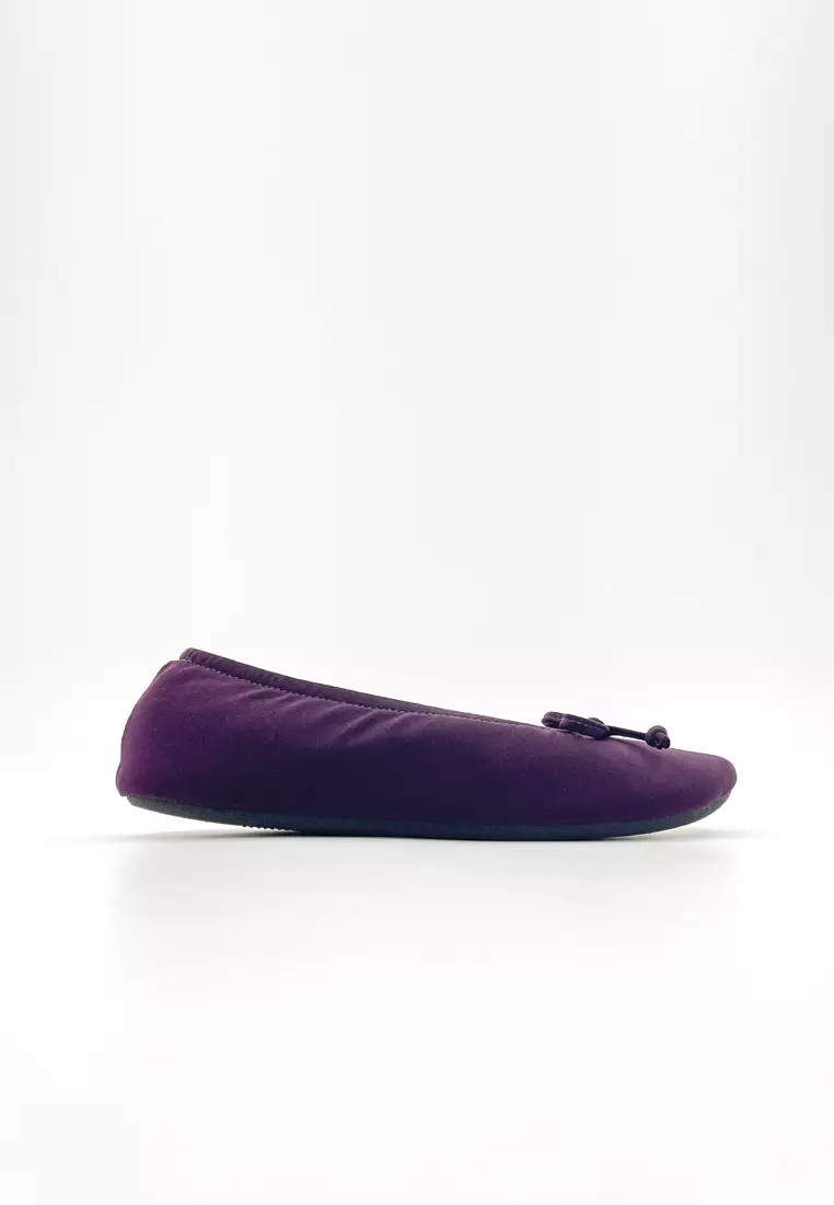 ROSARINI Ballerina Slipper - Wine