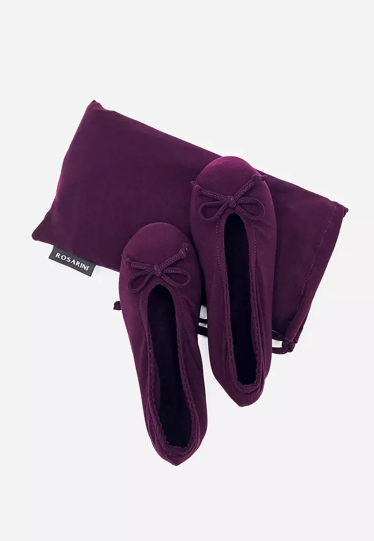 ROSARINI Ballerina Slipper - Wine