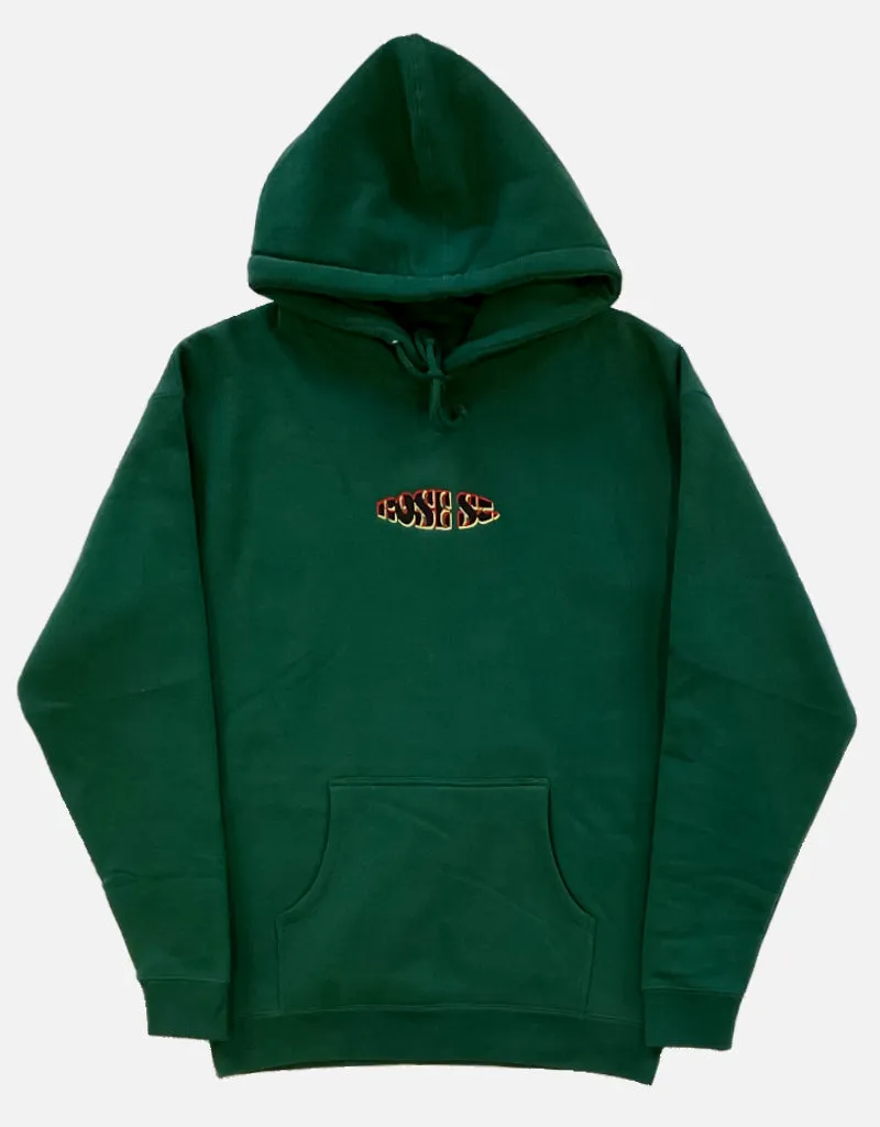 Rose Street Emb Robust Logo Hoodie Dark Green