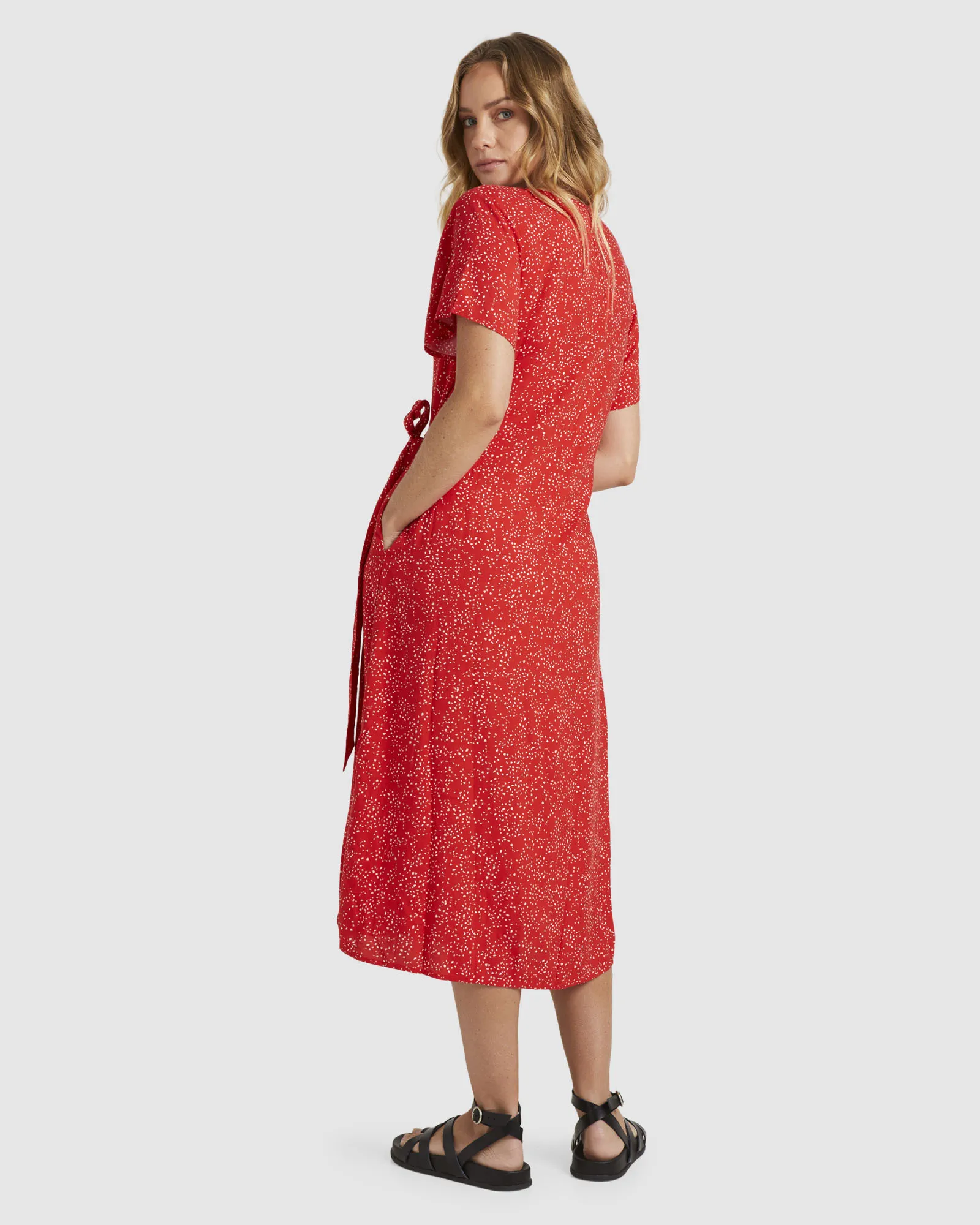 Roxy Indigo Sand Wrap Dress - Bittersweet Confetti | SurfStitch