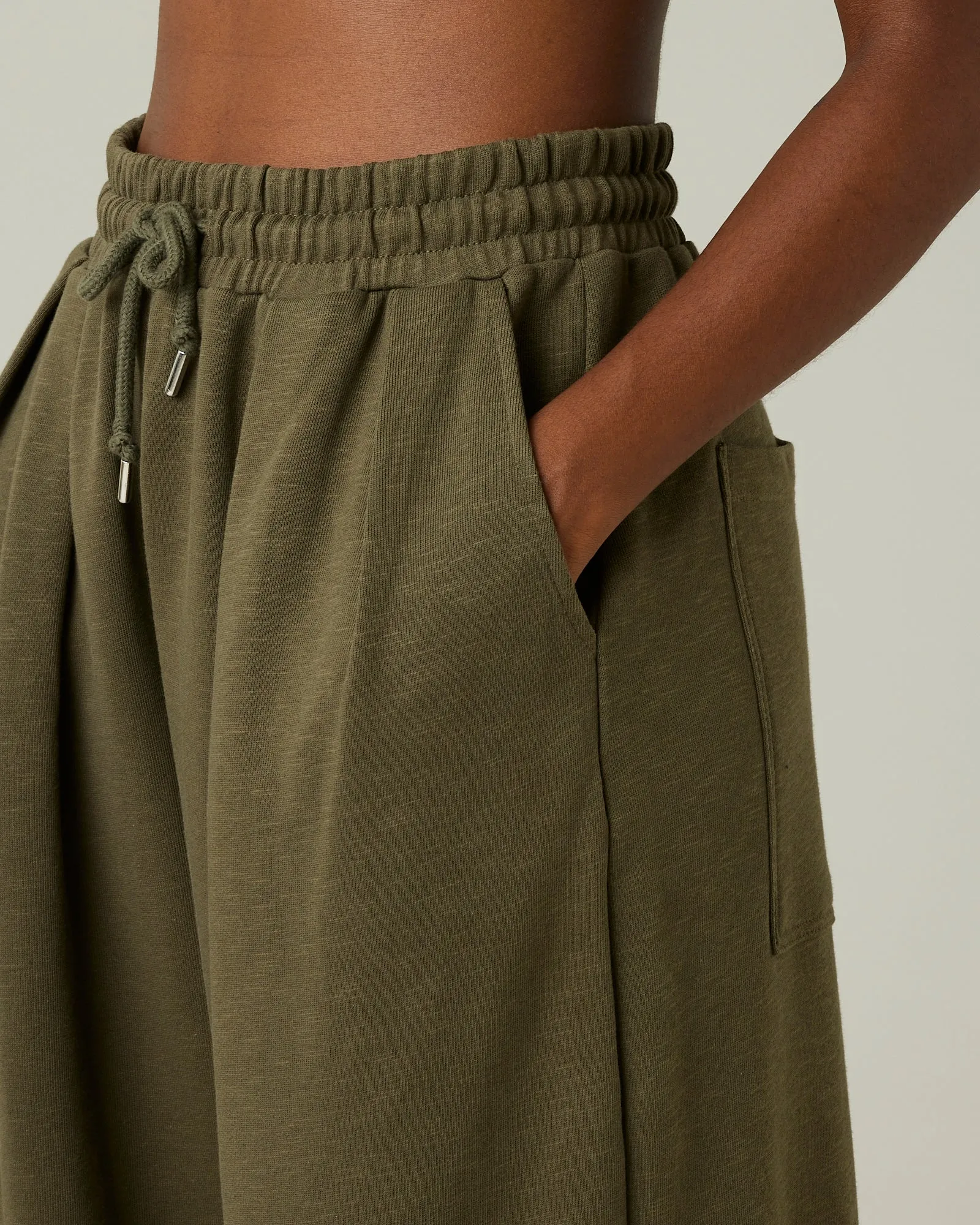 Ruby Olive Jersey Trousers