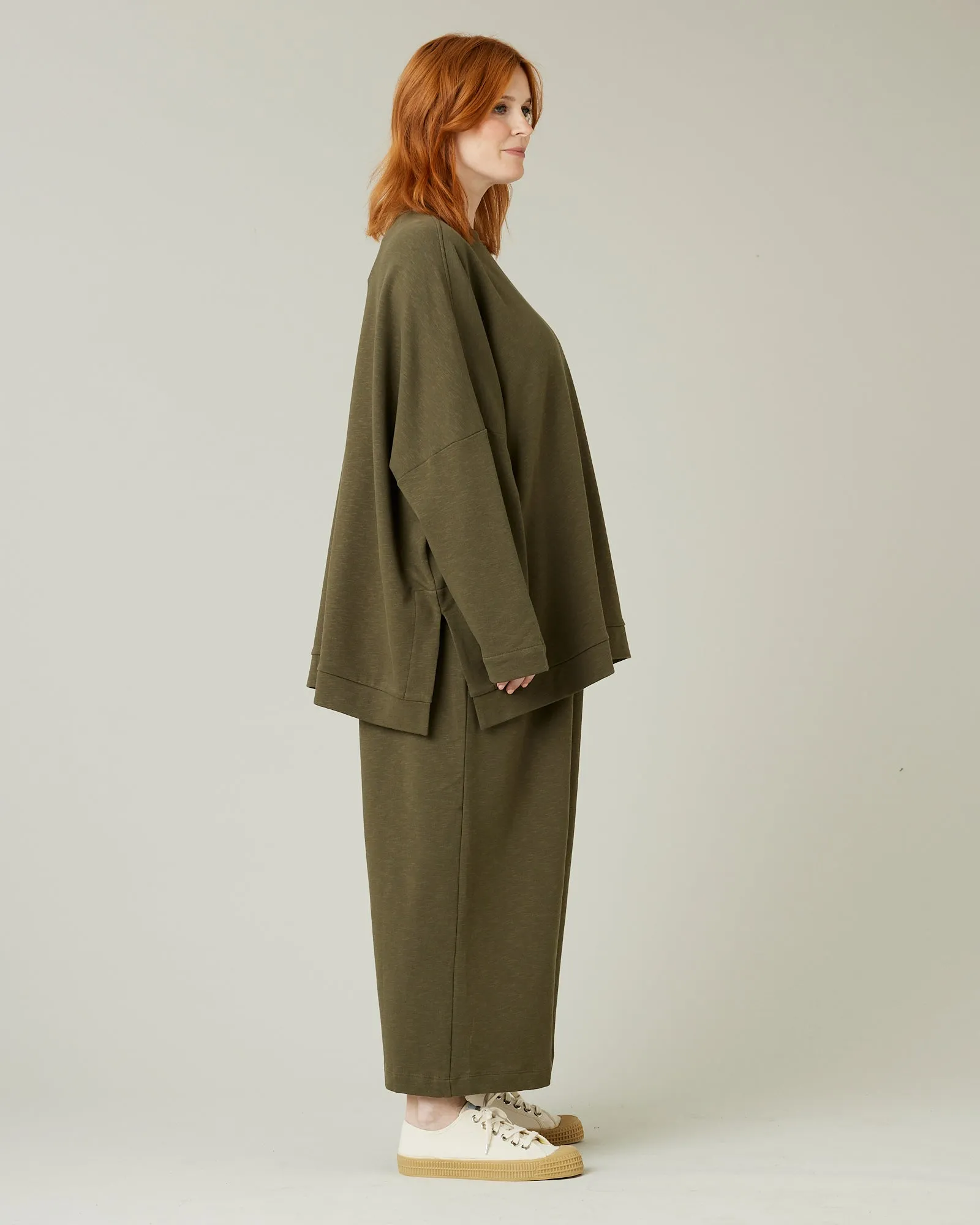Ruby Olive Jersey Trousers