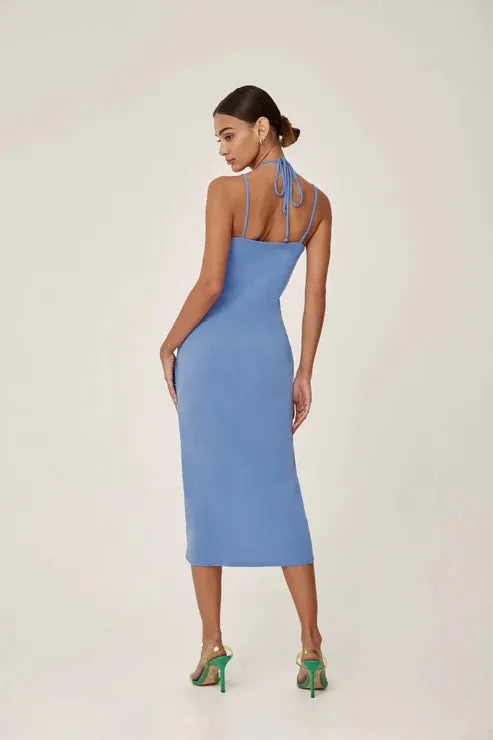 Ruched High-Low Tank Dress