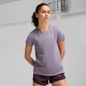 RUN FAVOURITE Heather Women's Running Tee | Pale Plum Heather | PUMA Shop All Puma | PUMA 