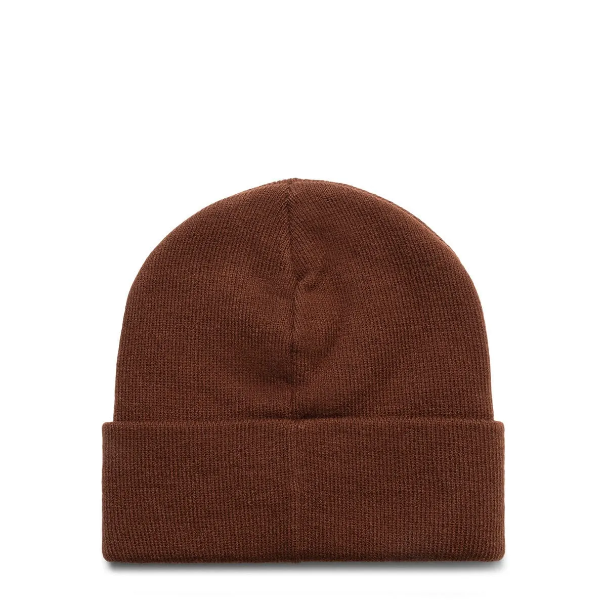 RUNNING LOGO CUFF BEANIE BROWN | Bodega