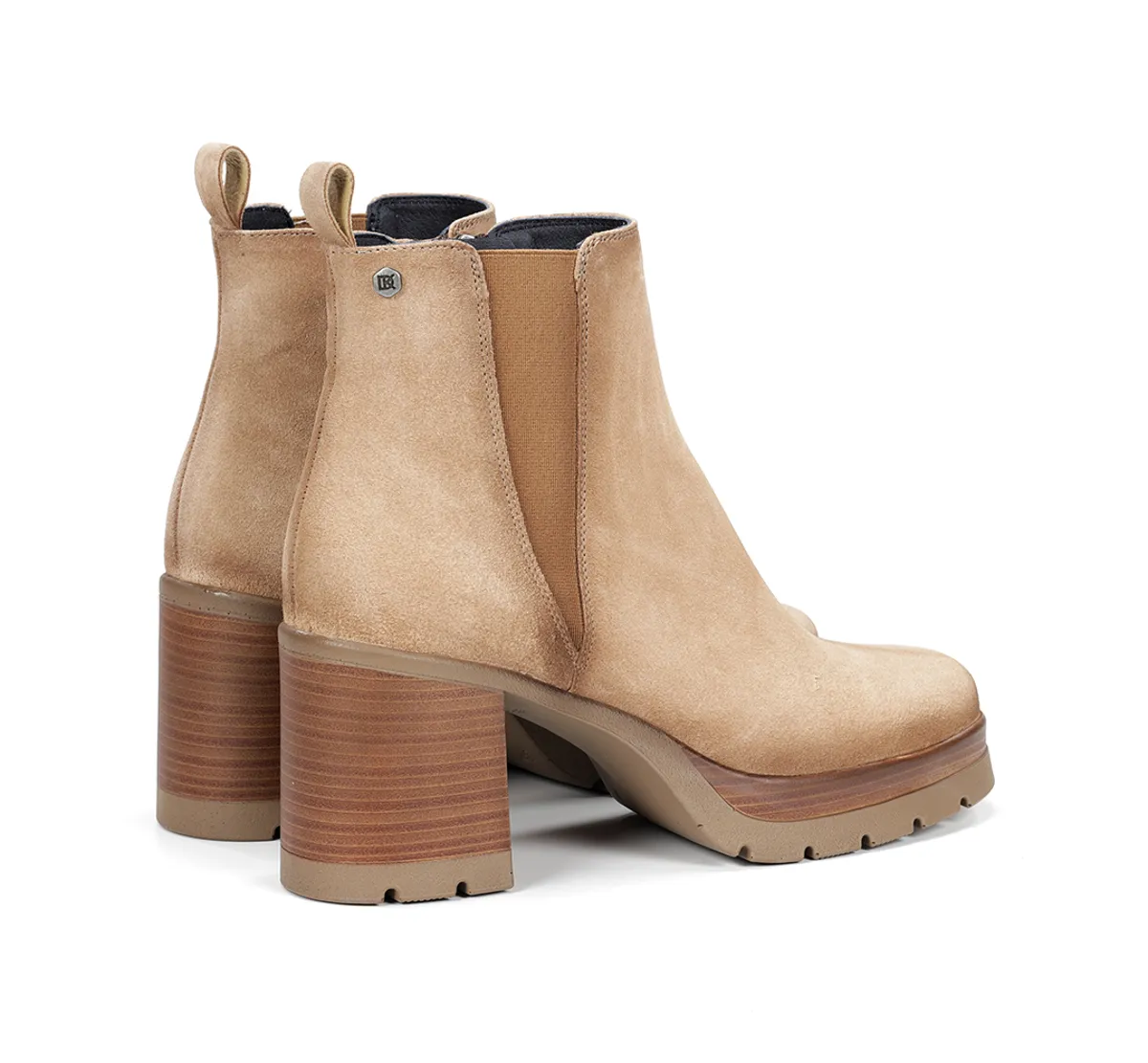 SAFE D9414 Taupe Ankle Boot