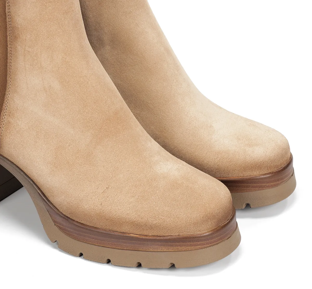 SAFE D9414 Taupe Ankle Boot