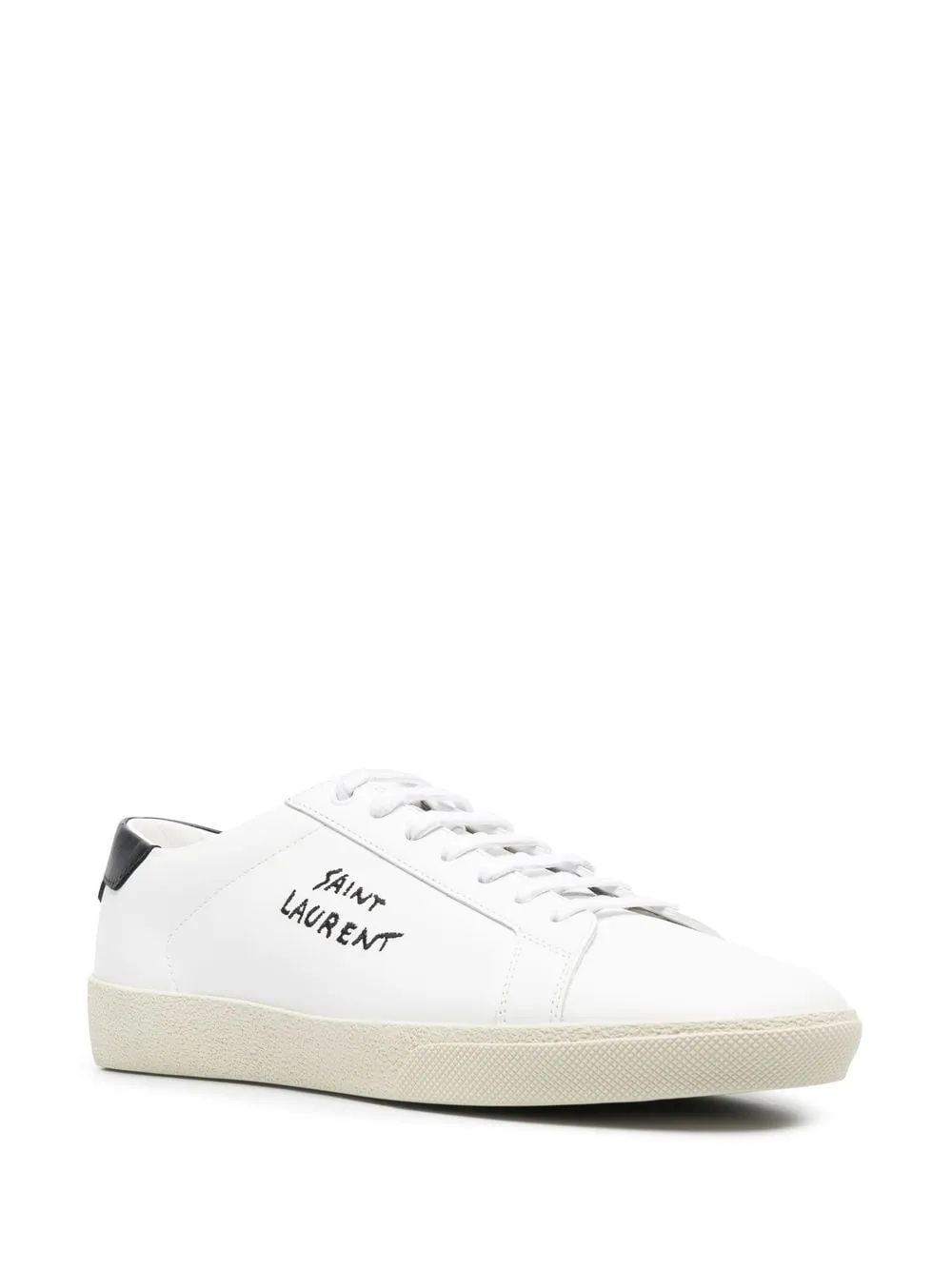 Saint Laurent    Saint Laurent Court Sl/06 Leather Sneakers