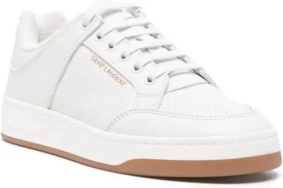 Saint Laurent SL 61 lace-up leather sneakers White