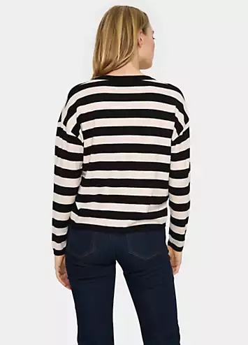 Saint Tropez Fikam V-Neck Long Sleeve Pullover | Grattan