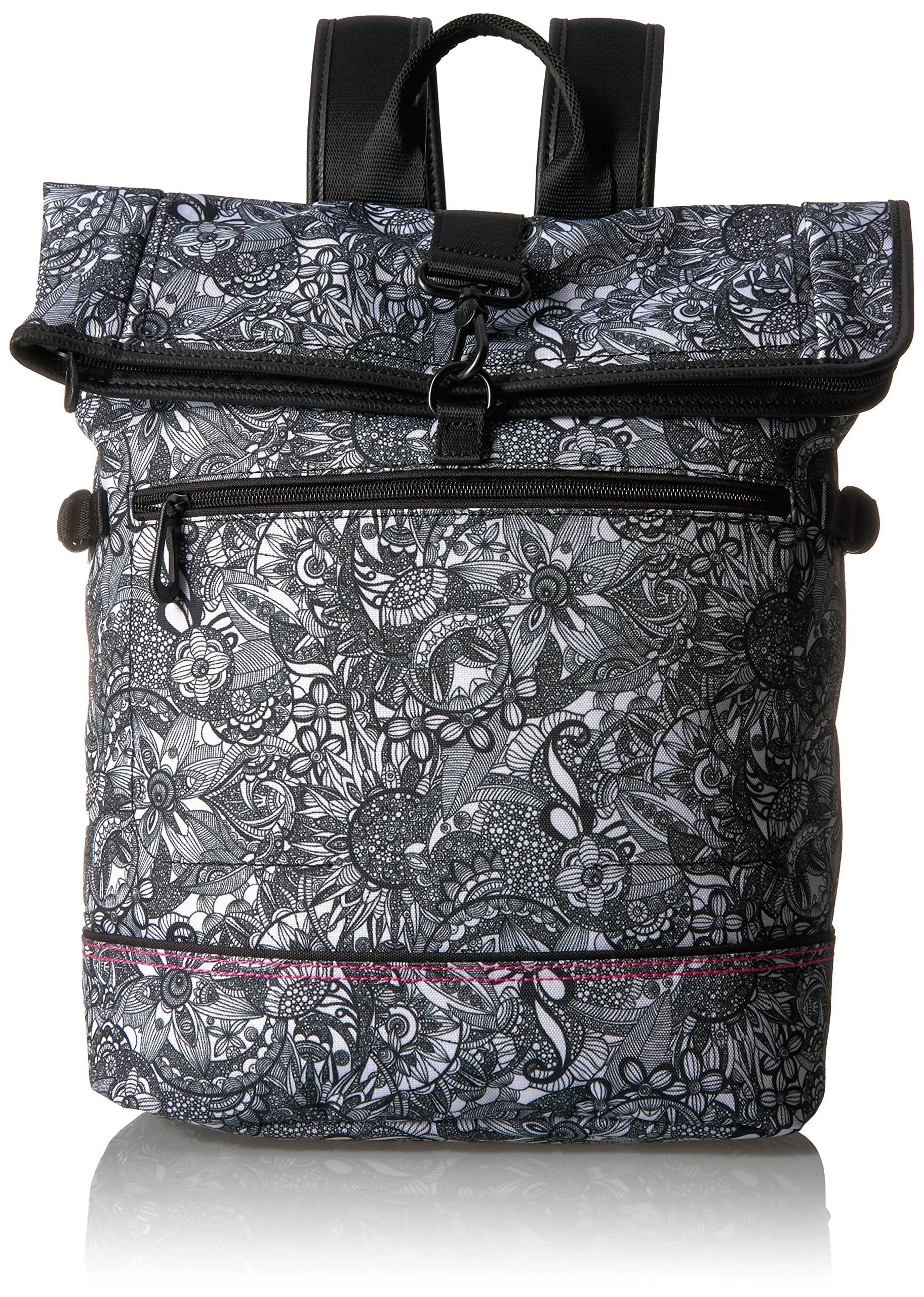 Sakroots Women's New Adventure Nylon Roll Top Backpack