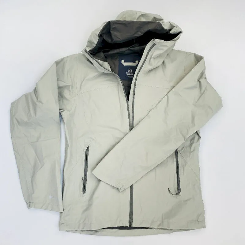 Salomon Bonatti Trail WP GTX - Second Hand Waterproof jacket - Women's - Green - M | Hardloop