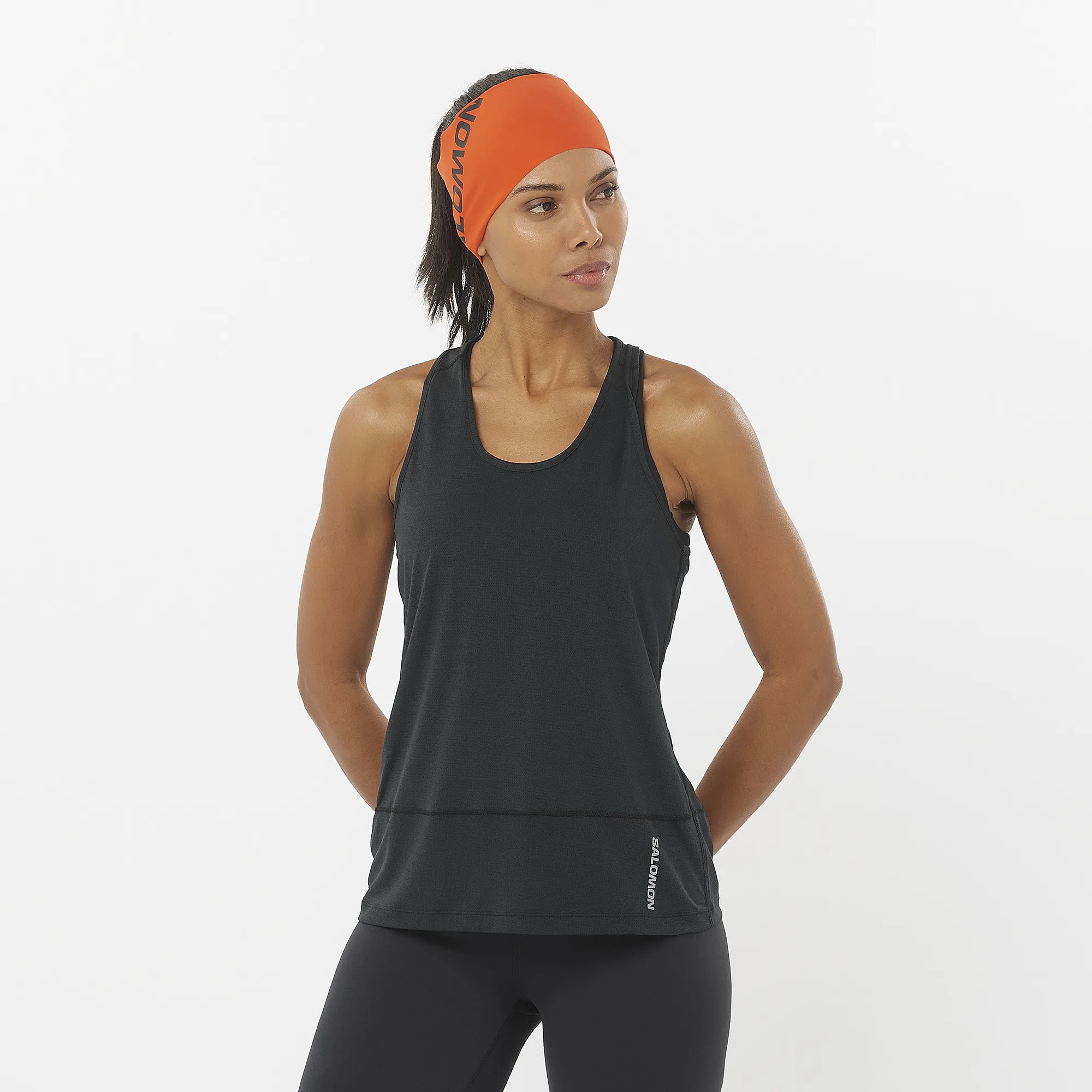 Salomon Women's Cross Run Tank Top Deep Black | Buy Salomon Women's Cross Run Tank Top Deep Black here | Outnorth