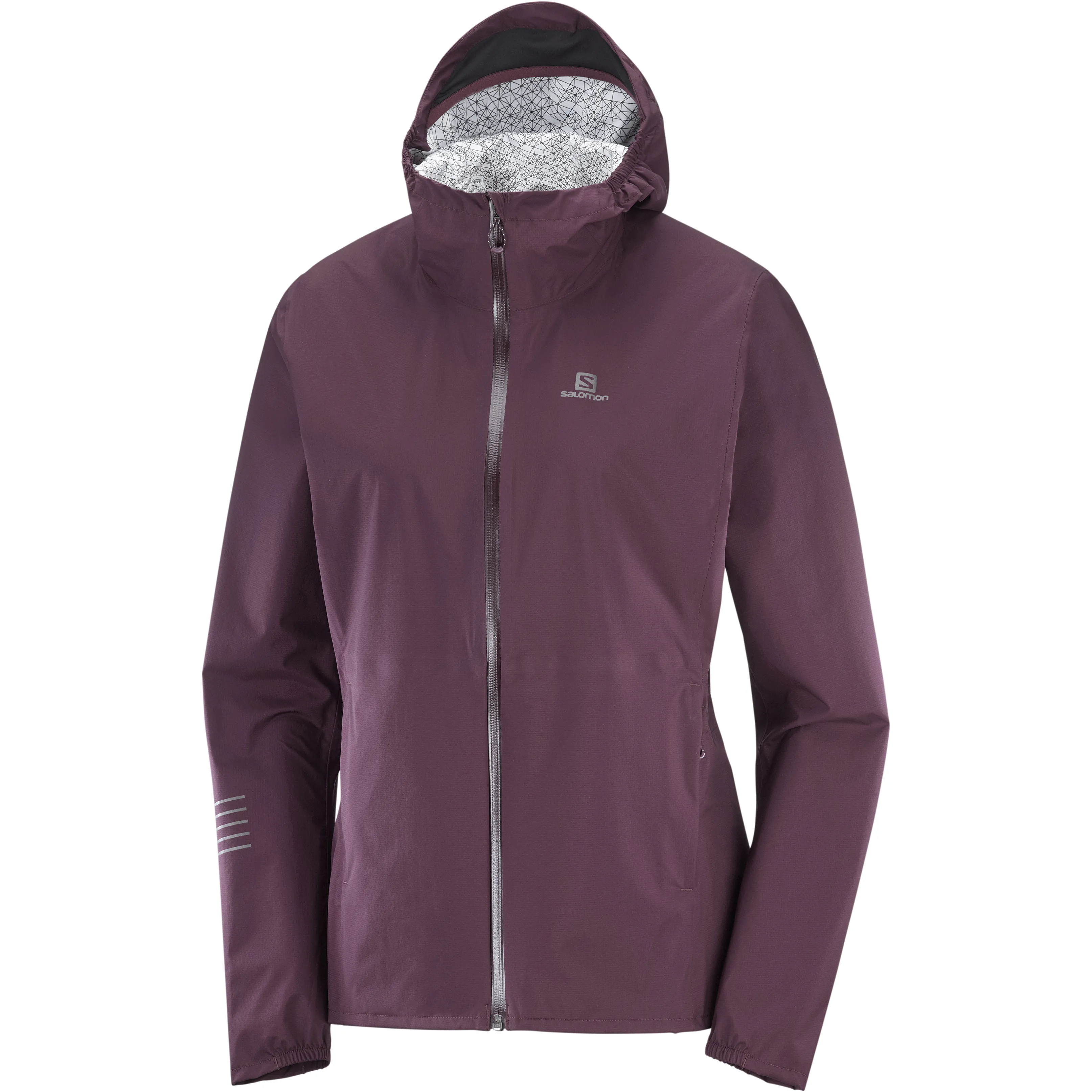 Salomon Women's Lightning Waterproof Jacket Winetasting | Buy Salomon Women's Lightning Waterproof Jacket Winetasting 