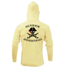 Saltwater Born All for Rum and Rum for All Long Sleeve UPF 50+ Dry-Fit Hoodie