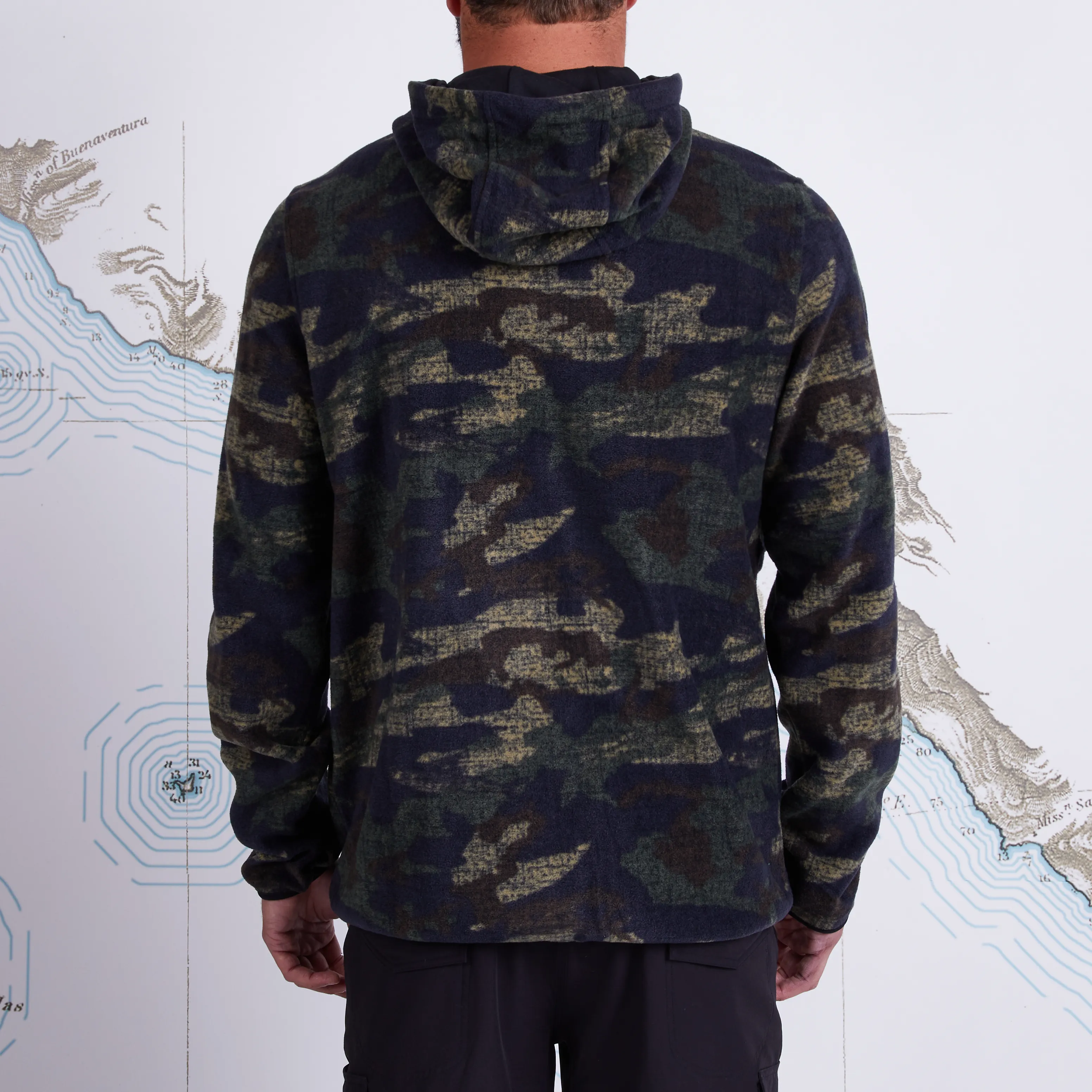 Salty Crew Men's Edgewater Full-Zip Hooded Fleece Camo | Buy Salty Crew Men's Edgewater Full-Zip Hooded Fleece Camo he