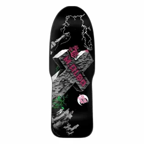 Santa Cruz Reissue Skateboard Deck Malba Tombstone Black 10.24