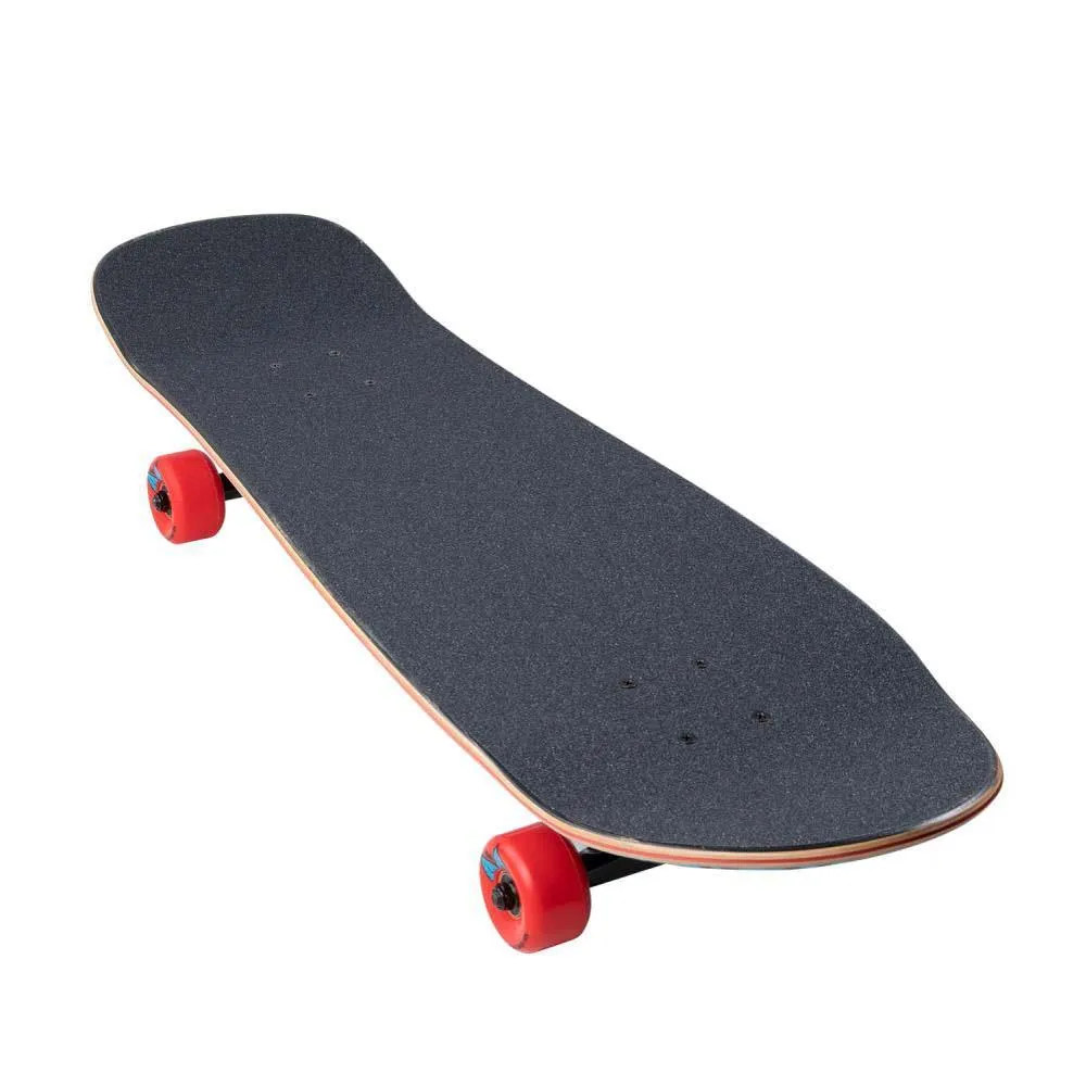 Santa Cruzer Factory Complete Skateboard Contra Distress Shaped Multi 31.7