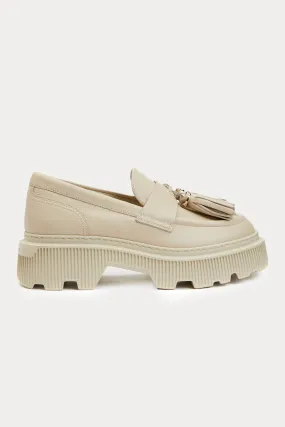 Santoni Püsküllü Deri Loafer Ayakkab