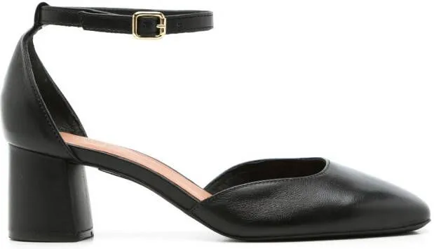 Sarah Chofakian Florence 55mm leather sandals Black