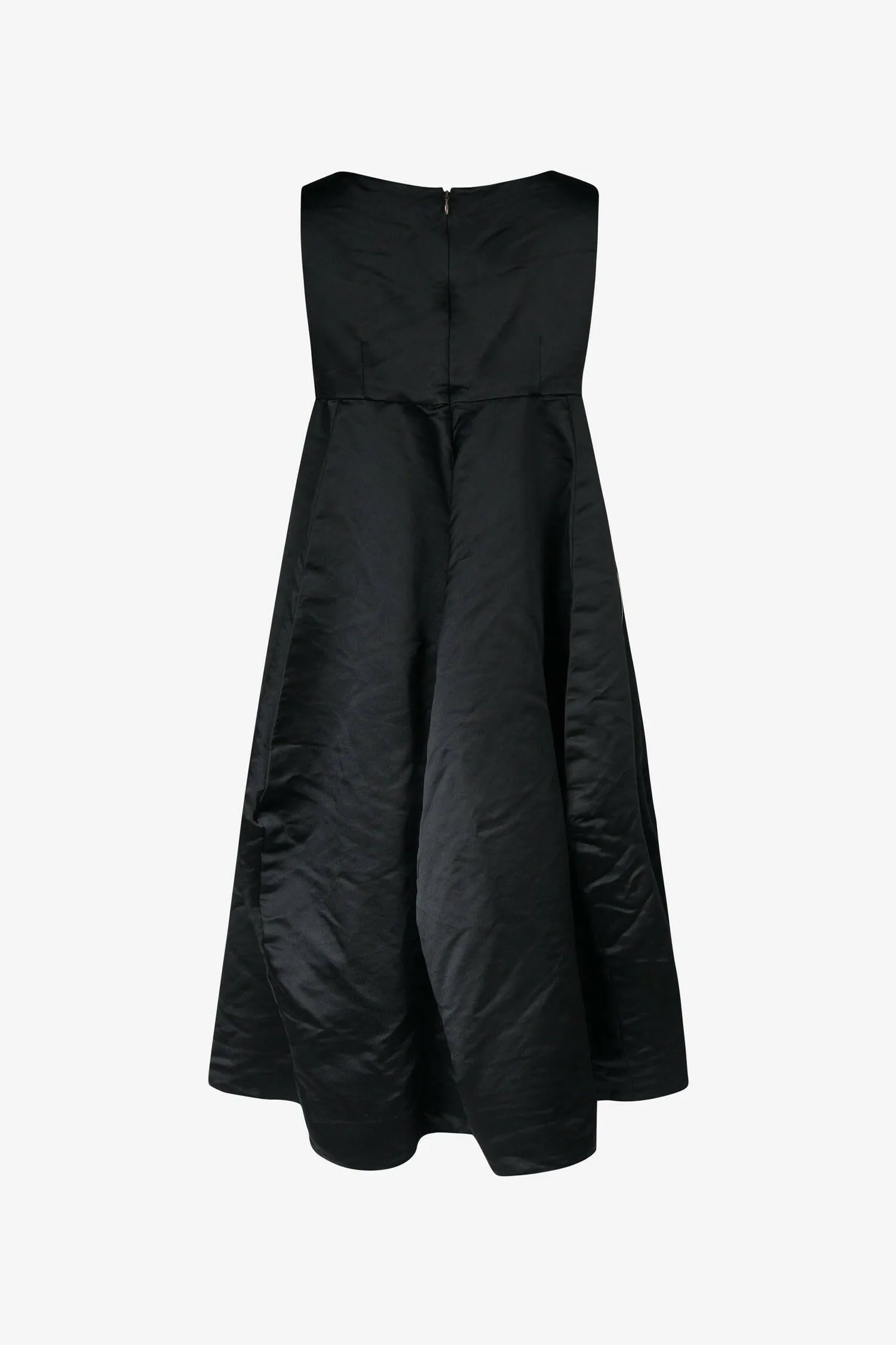 Satin Cylinder Jumper-Skirt