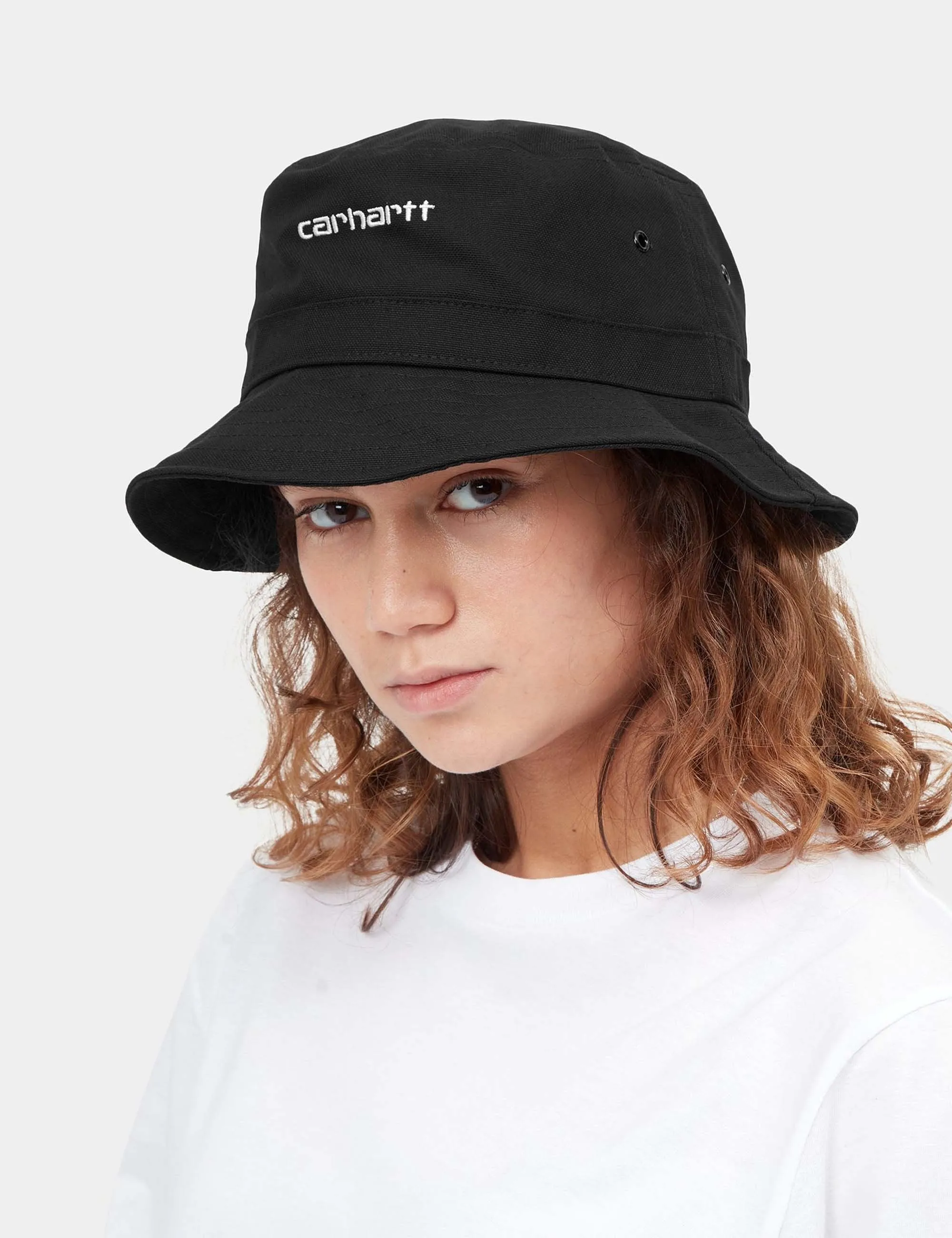 Script Bucket Hat - Black/White