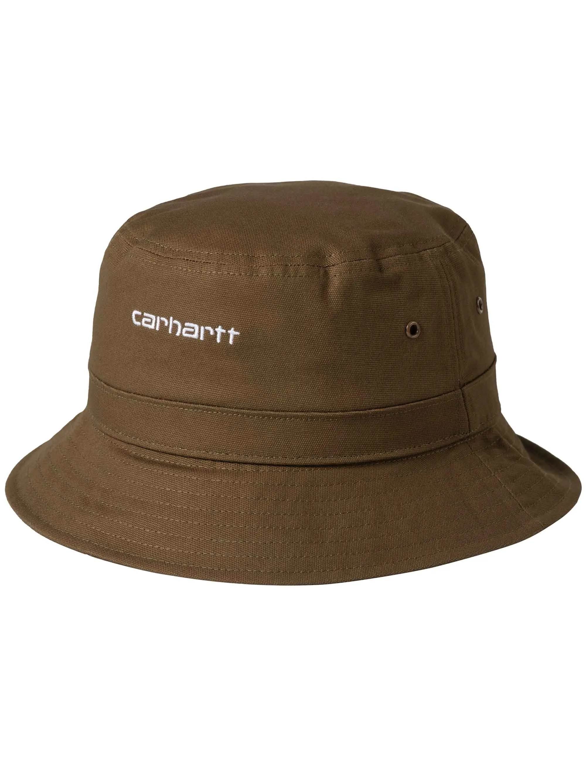 Script Bucket Hat - Lumber/White