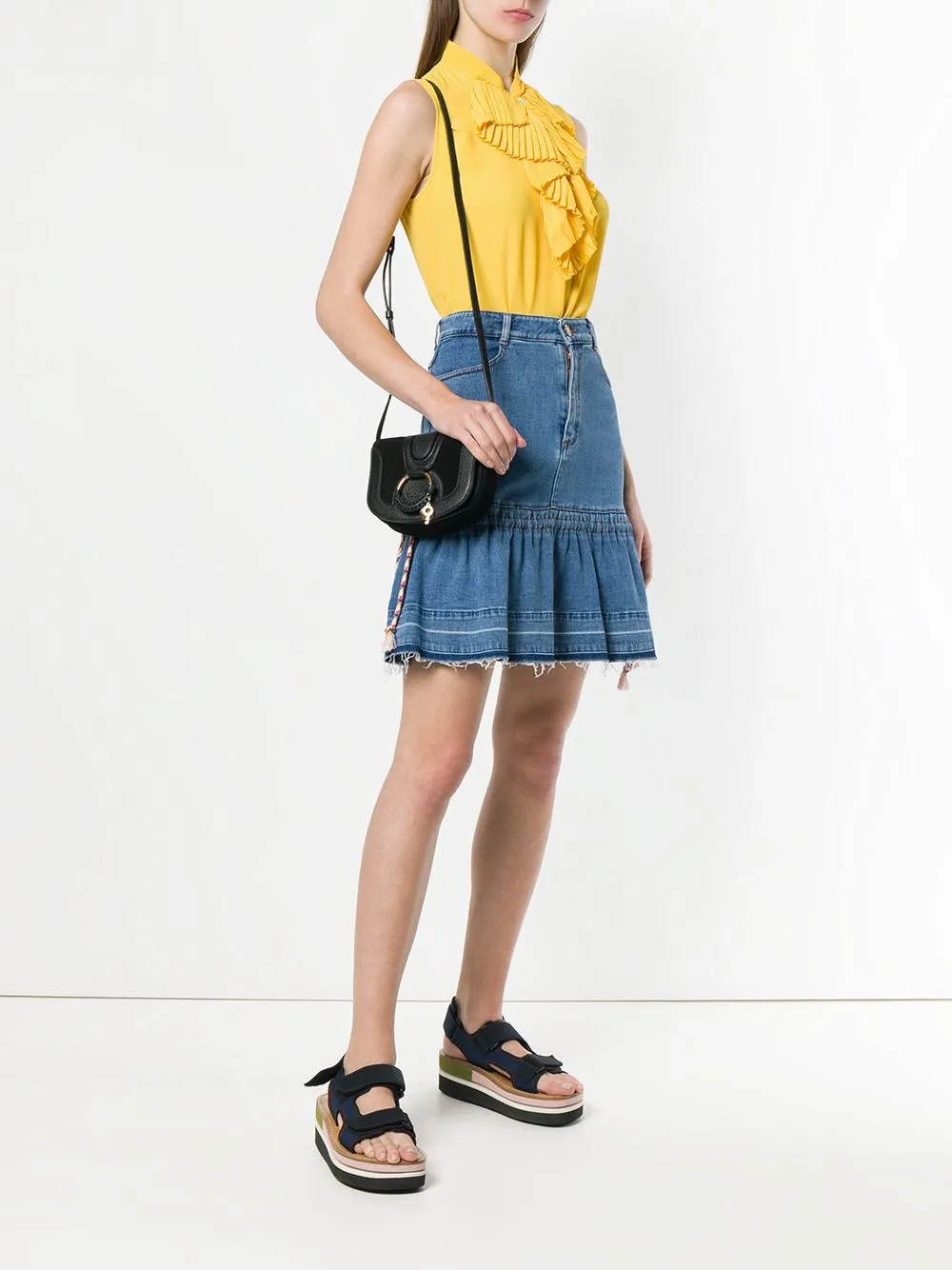 See By Chloe    See By Chloé Hana Mini Leather Crossbody Bag