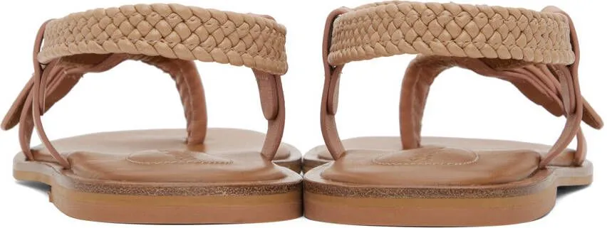 See by Chloé Tan Nola Braided Sandals