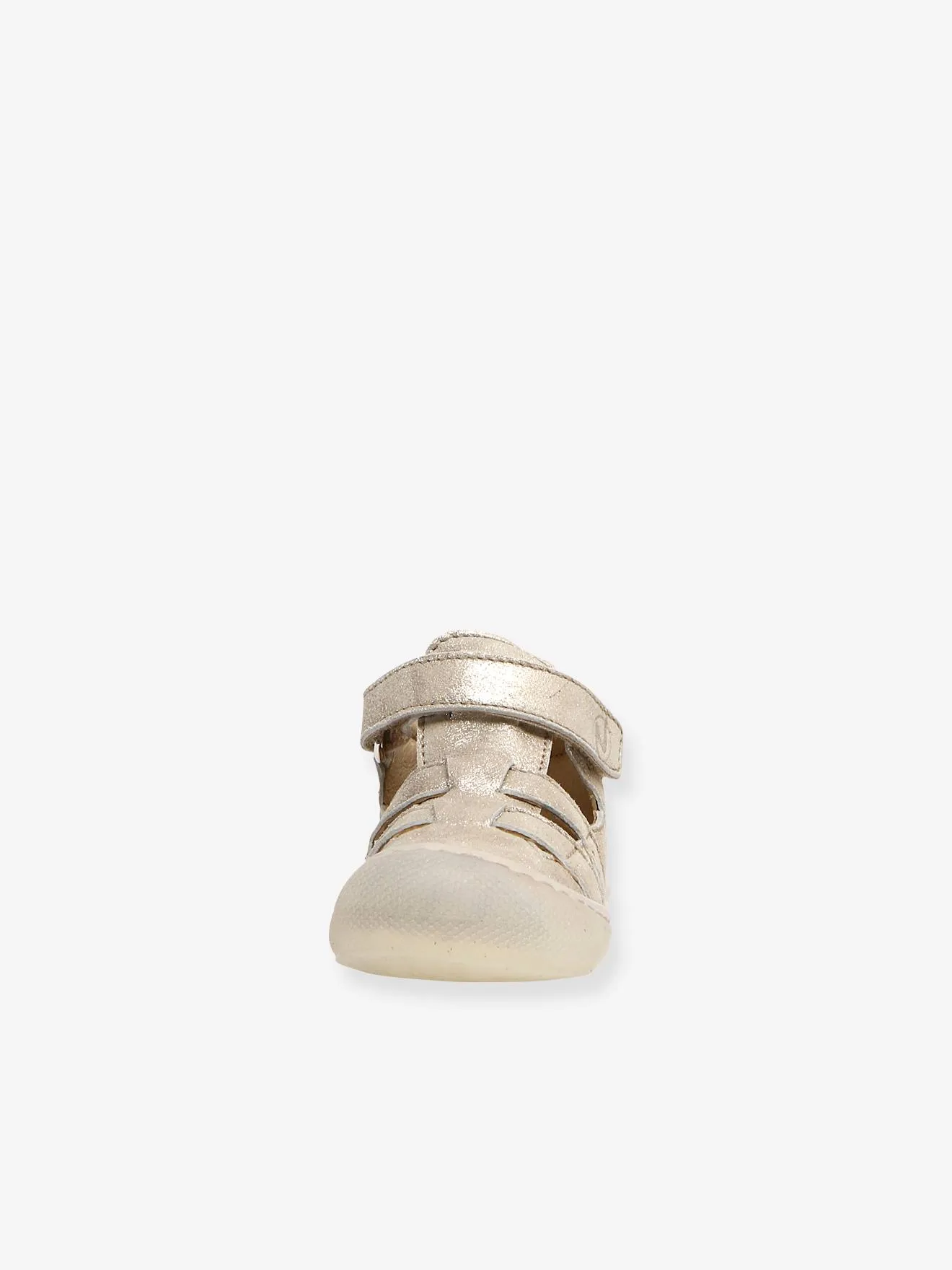 Semi-Open Sandals for Babies, Bede by NATURINO®, Designed for First Steps - gold