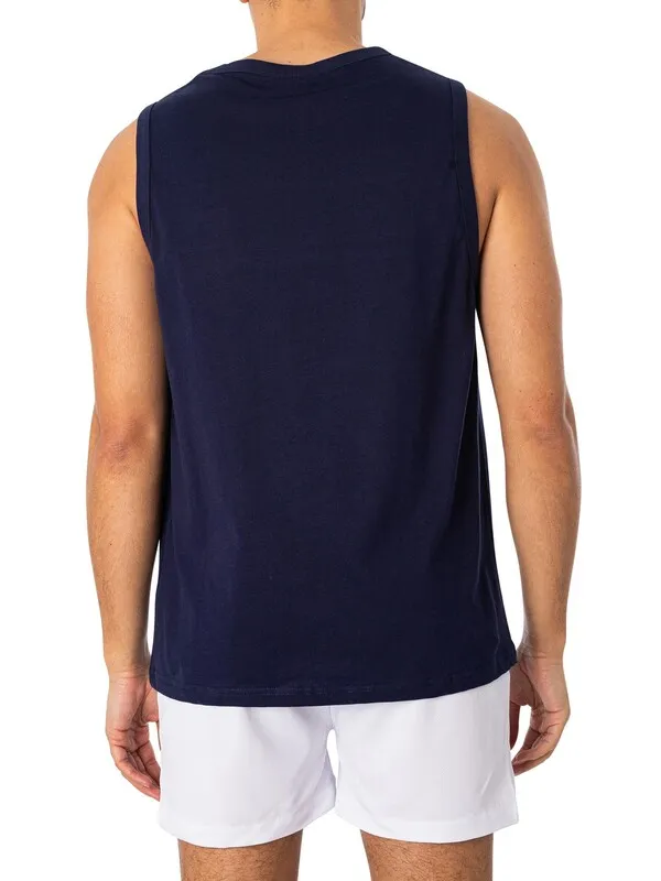 Sergio Tacchini Damarindo Vest - Maritime Blue/White