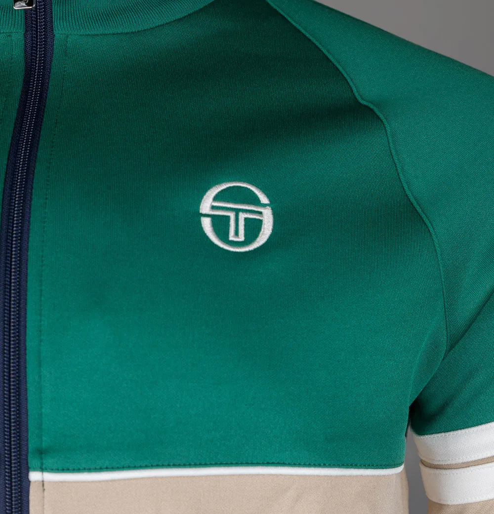 Sergio Tacchini Orion Tracksuit Top Evergreen/Humus