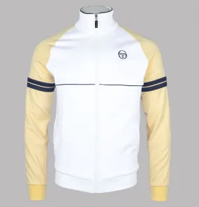 Sergio Tacchini Orion Tracksuit Top White/Golden Haze