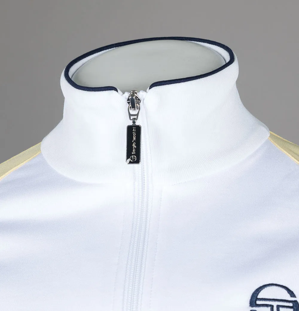 Sergio Tacchini Orion Tracksuit Top White/Golden Haze